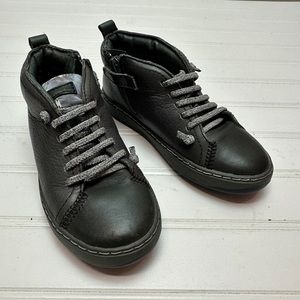 Camper gray kids zip hightop sneakers/booties size 27